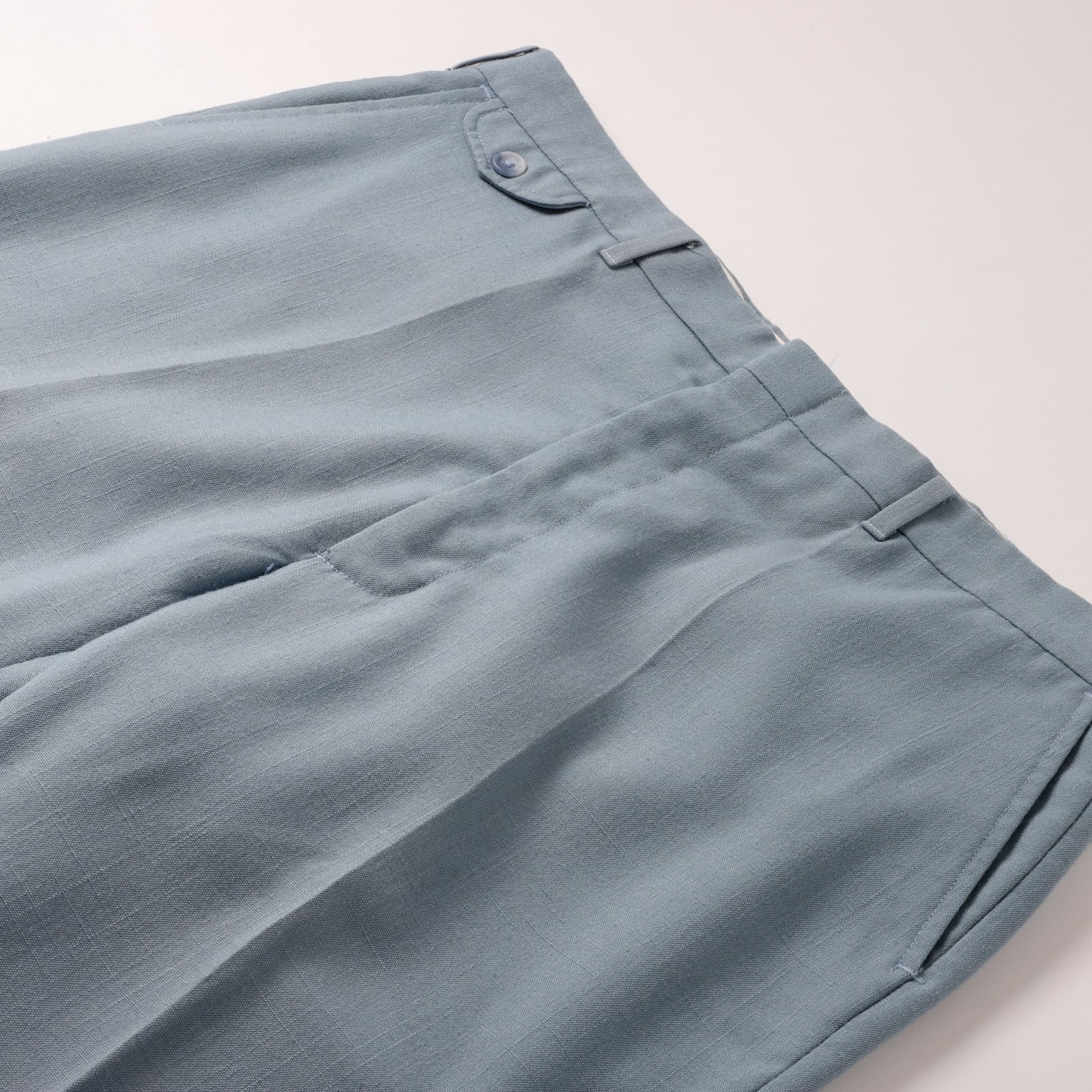 極美品】70s special vintage wool slacks pants W36 blue 