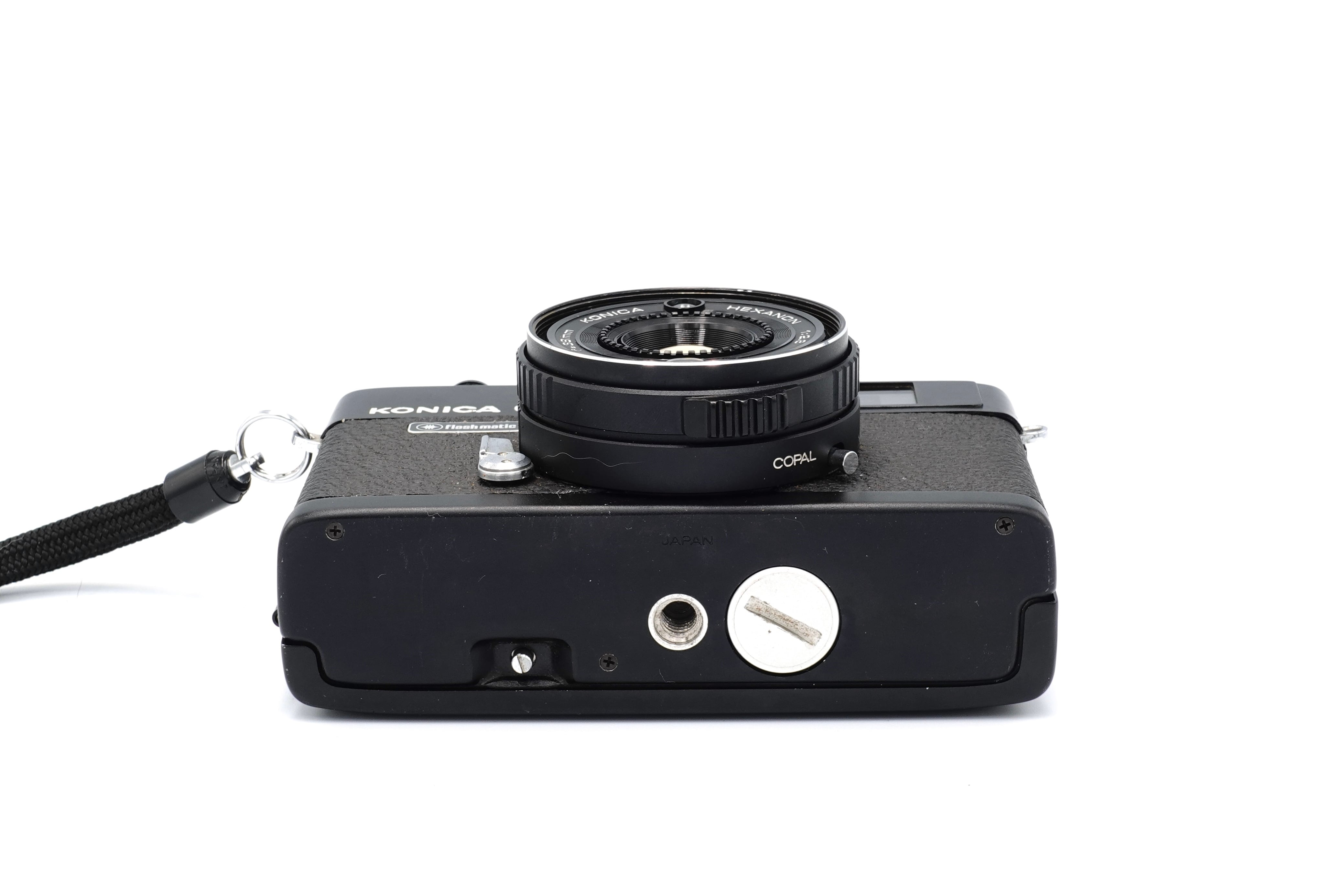 KONICA C35 flashmatic Black | ヨアケマエカメラ フィルムカメラ修理