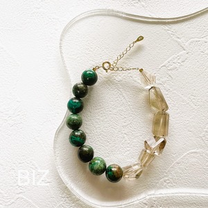 AzuliteMalachite & Smoky Quartz(アズロマラカイト・スモーキークォーツ)