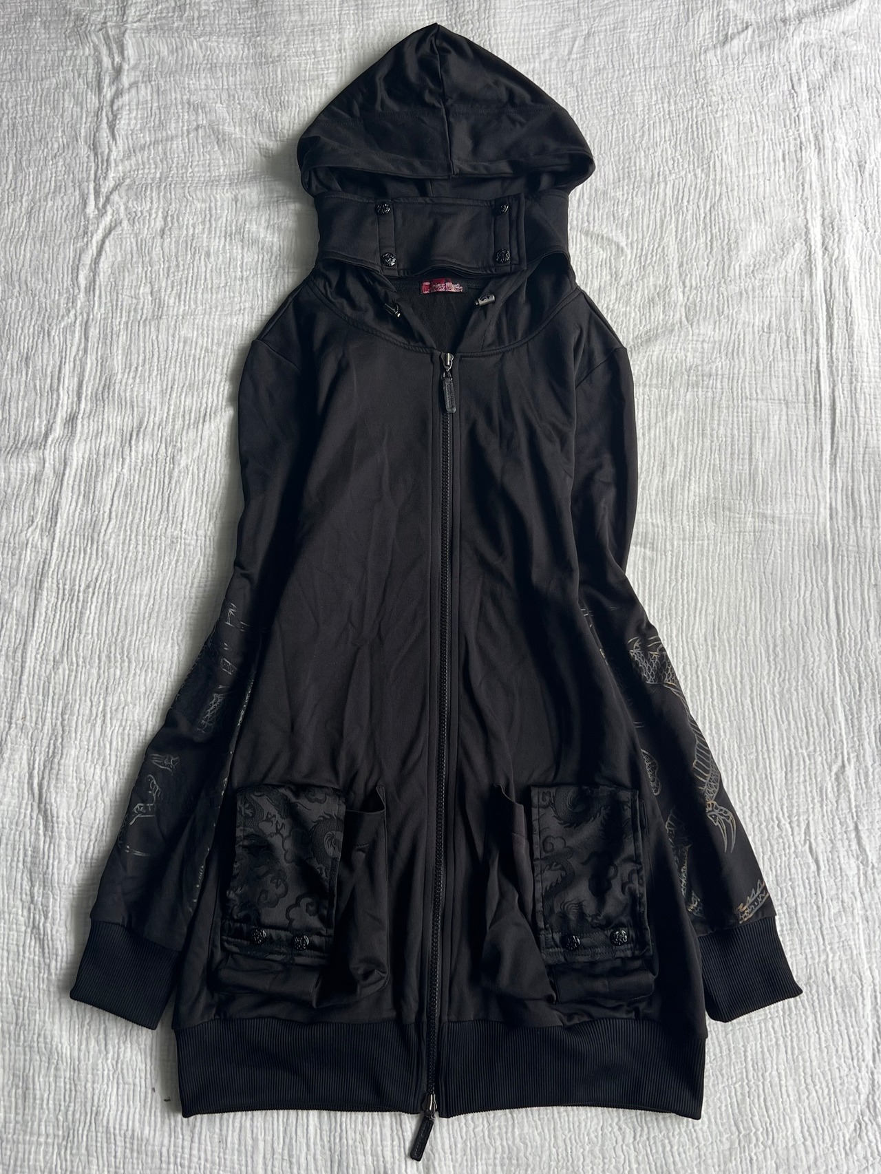 "Qutie Frash" Dragon Gimmick Zip Hoodie