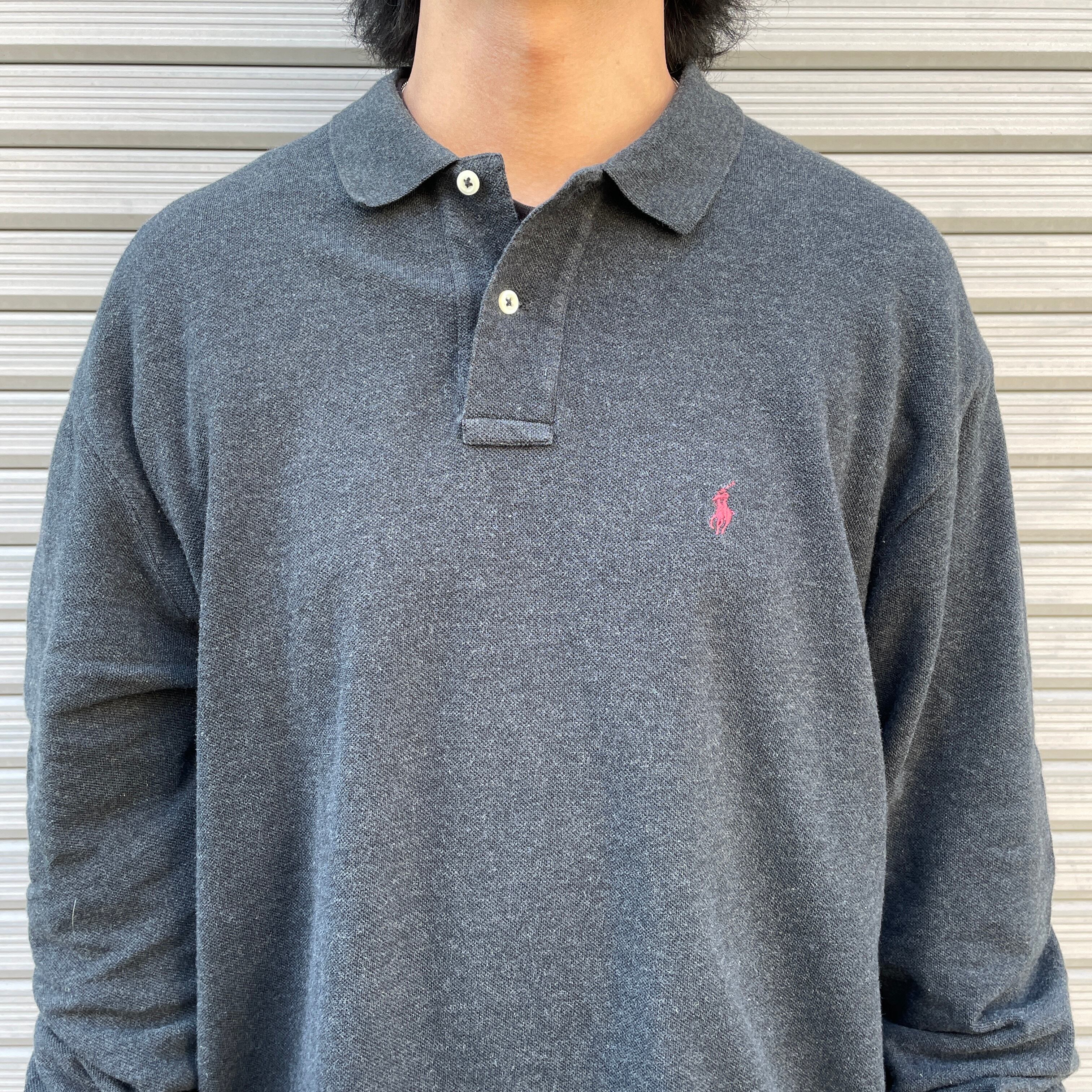 Polo by Ralph Lauren ポロバイラルフローレン 鹿の子 長袖ポロシャツ