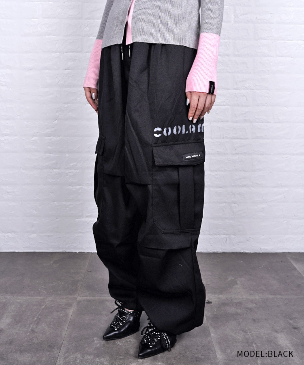 【直営店限定ITEM】ペイントルーズミリタリーパンツ (BLACK)　CQ-47126H
