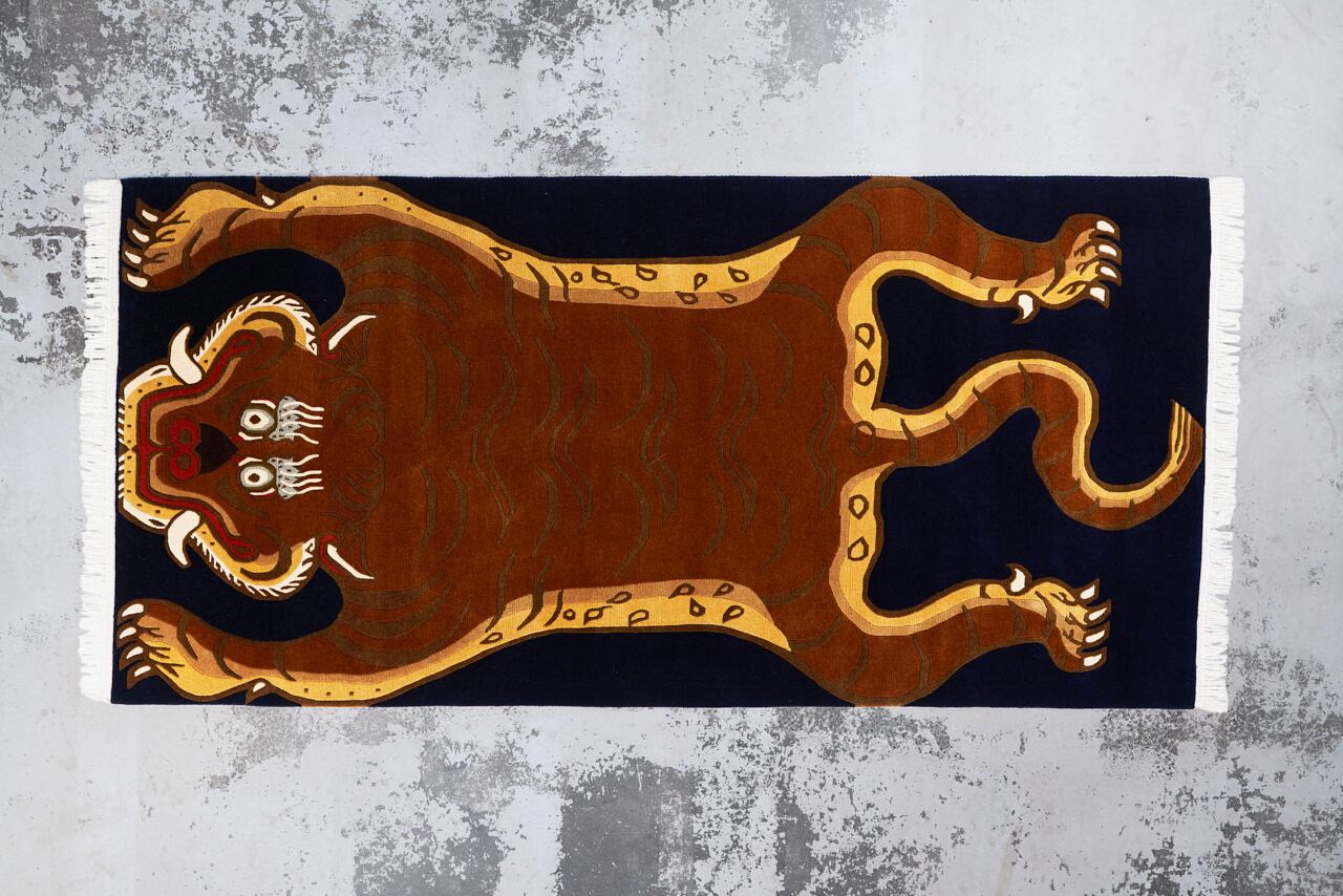 Tibetan Tiger Rug 《Lサイズ•プレミアムウール338》チベタンタイガー