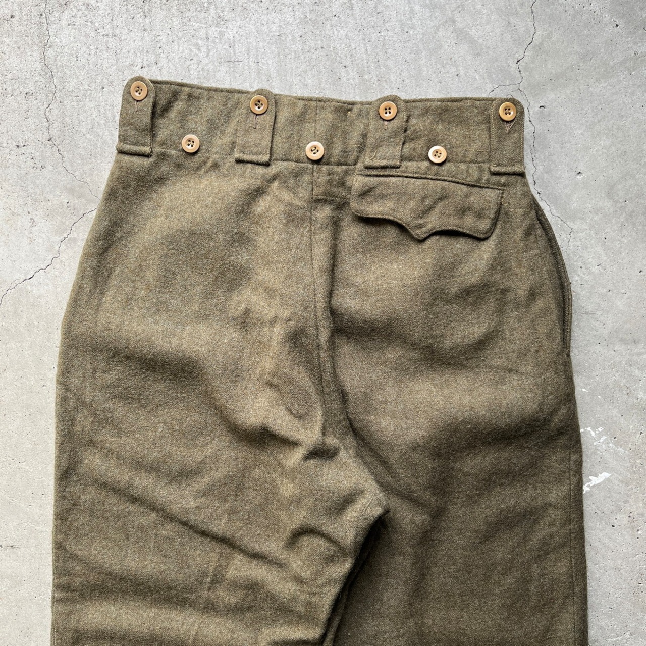 50年代 ベルギー軍 バトルドレスパンツ 実寸W31相当 古着 50s 