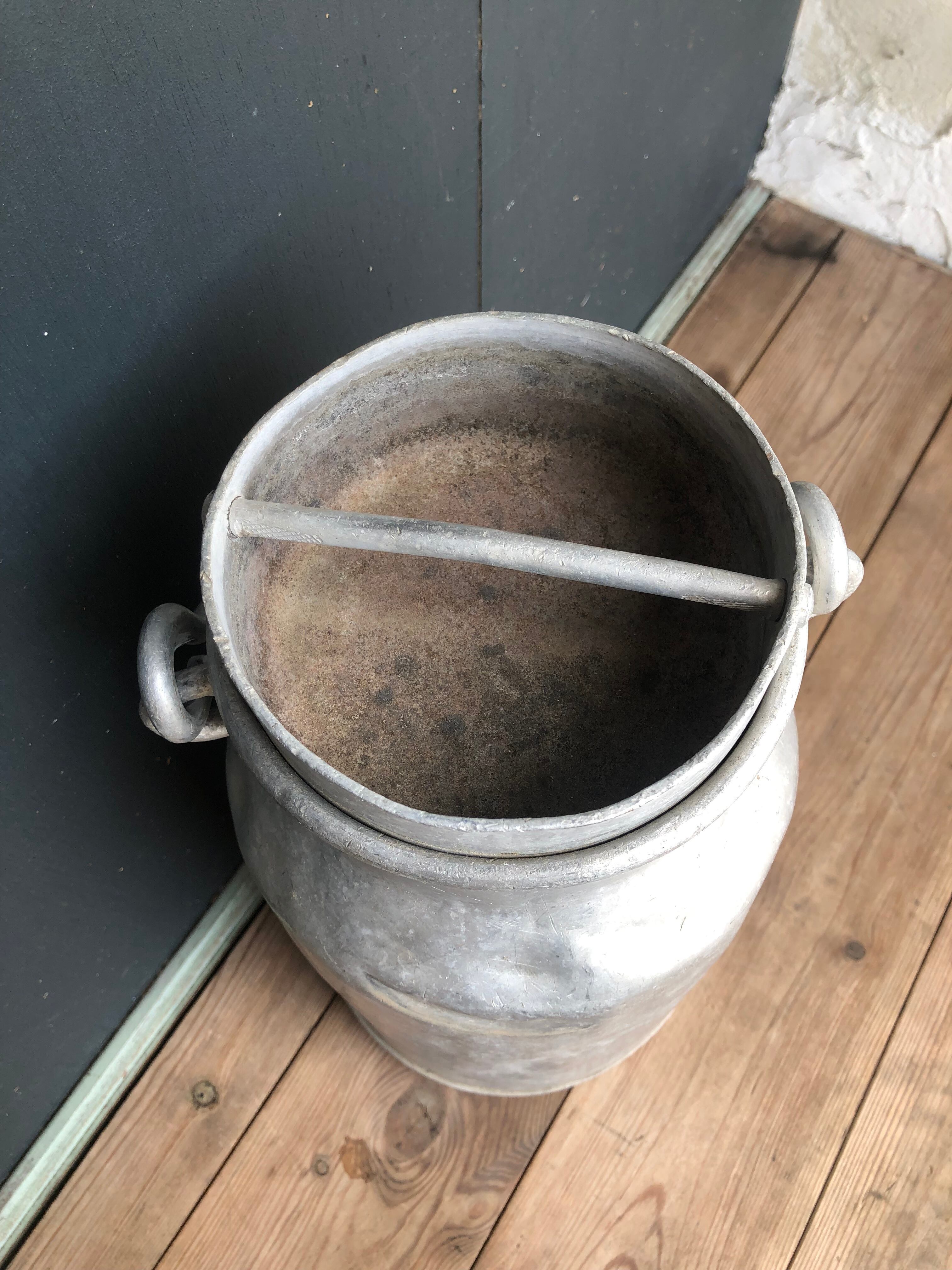 アルミのミルク缶 ミニサイズ | Brocante de La Cocotte （フランス