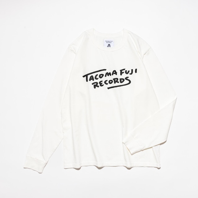 TACOMA FUJI RECORDS / T.F.R LOGO LS Designed by Tomoo Gokita / WHITE