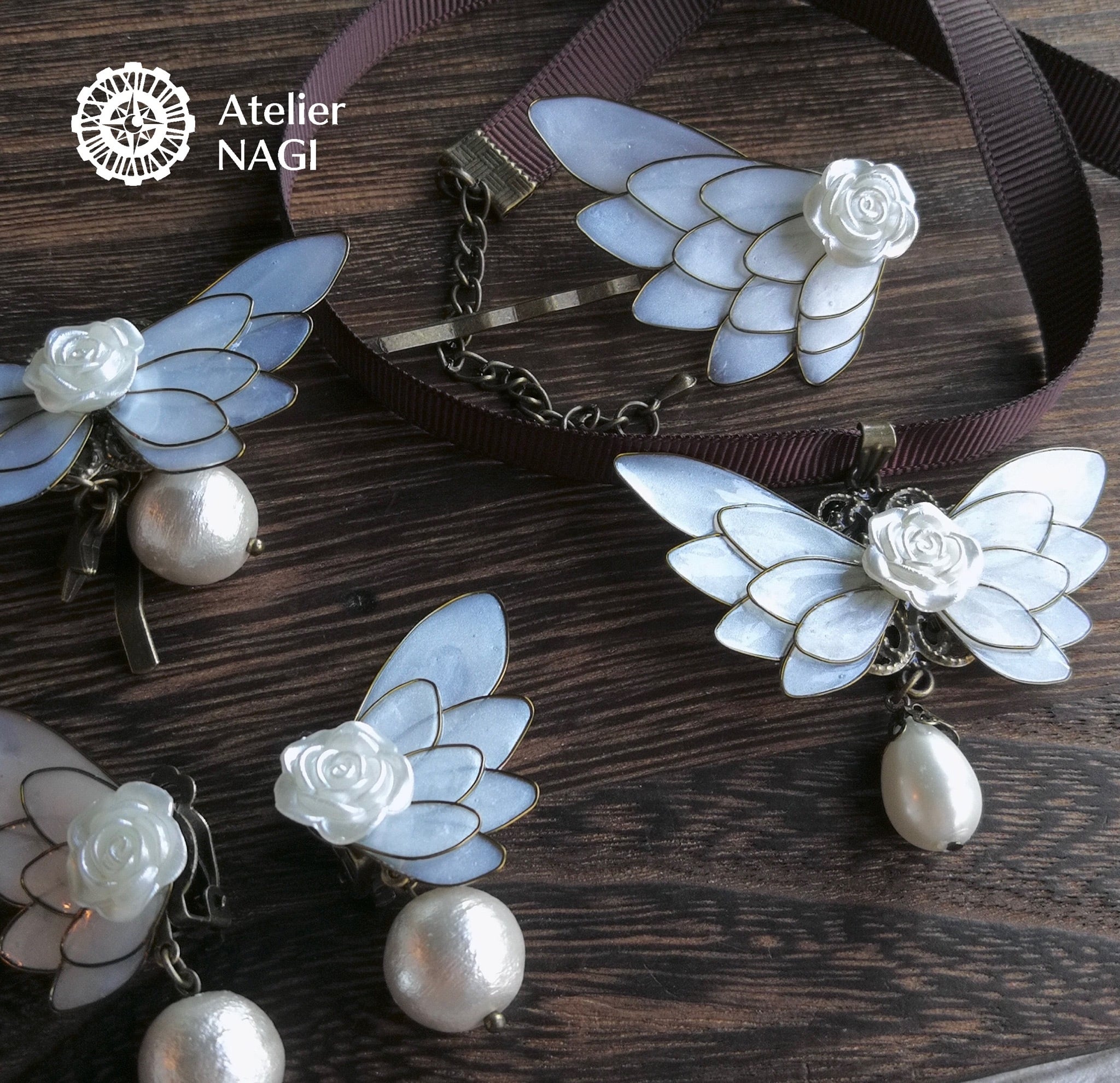 天使の羽チョーカーネックレス | Atelier＊NAGI