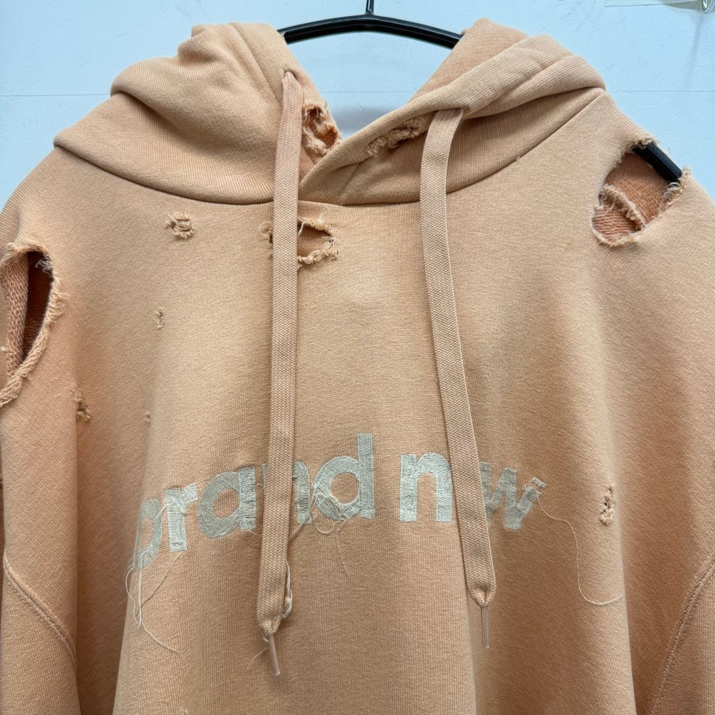 バーガーです。　② doublet ダブレット 23SS DESTROYED HOODIE フードパーカー