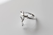 ribbon ring(silver925)