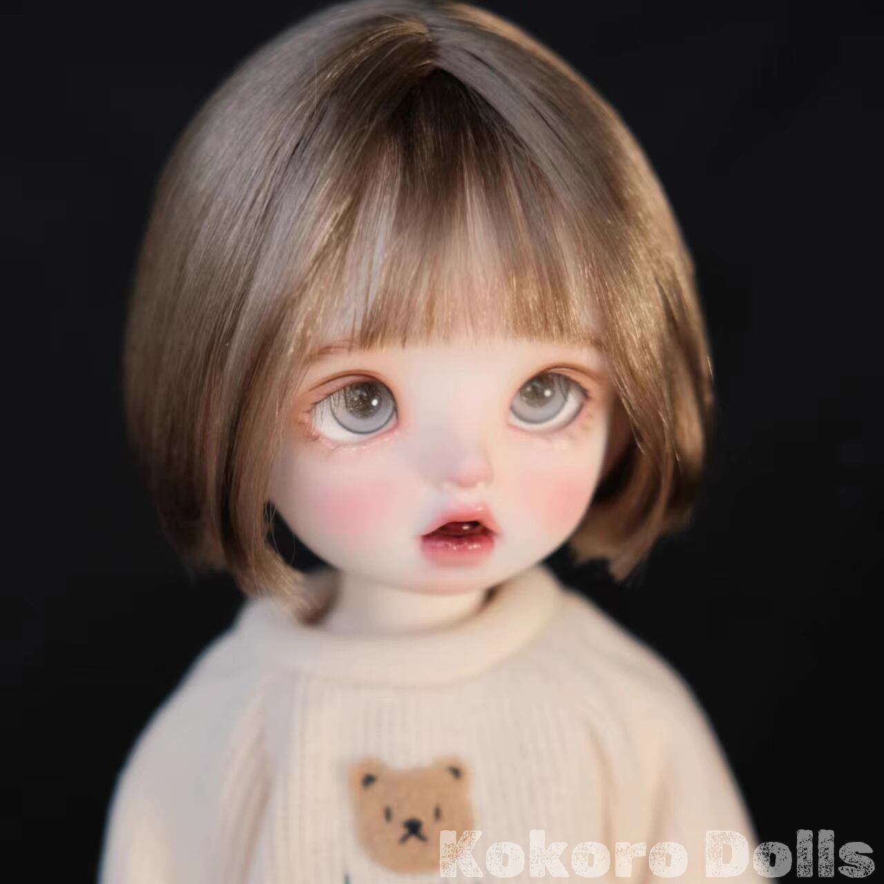 BJD グラスアイ】3/4/6分用 ドールアイ ラメ入り シルバー キラ瞳 12mm