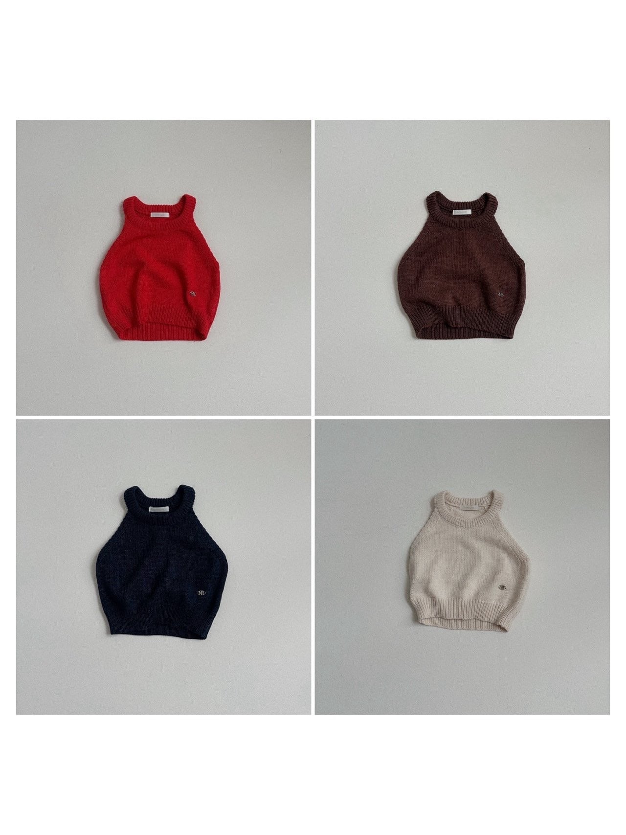 送料無料【予約】/ ホルターネックニット / minirobe