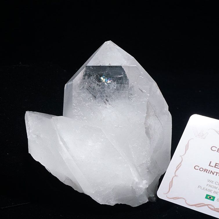 水晶 クラスター ブラジル ミナスジェライス州 コリント産 レムリアンシード 証明書付属 一点物 282-317