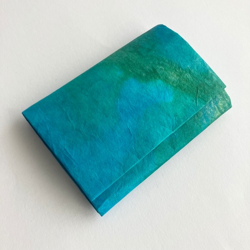 黒谷和紙の名刺入れ【海色】No.8