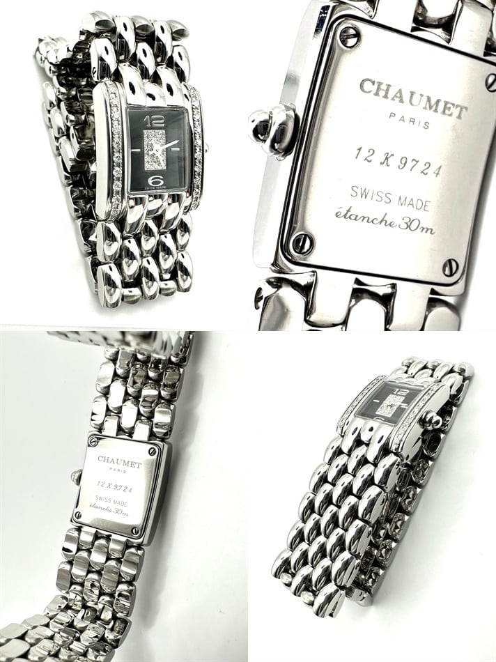 CHAUMET ショーメ ケイシス ダイヤモンド パヴェ Qz クォーツ 時計