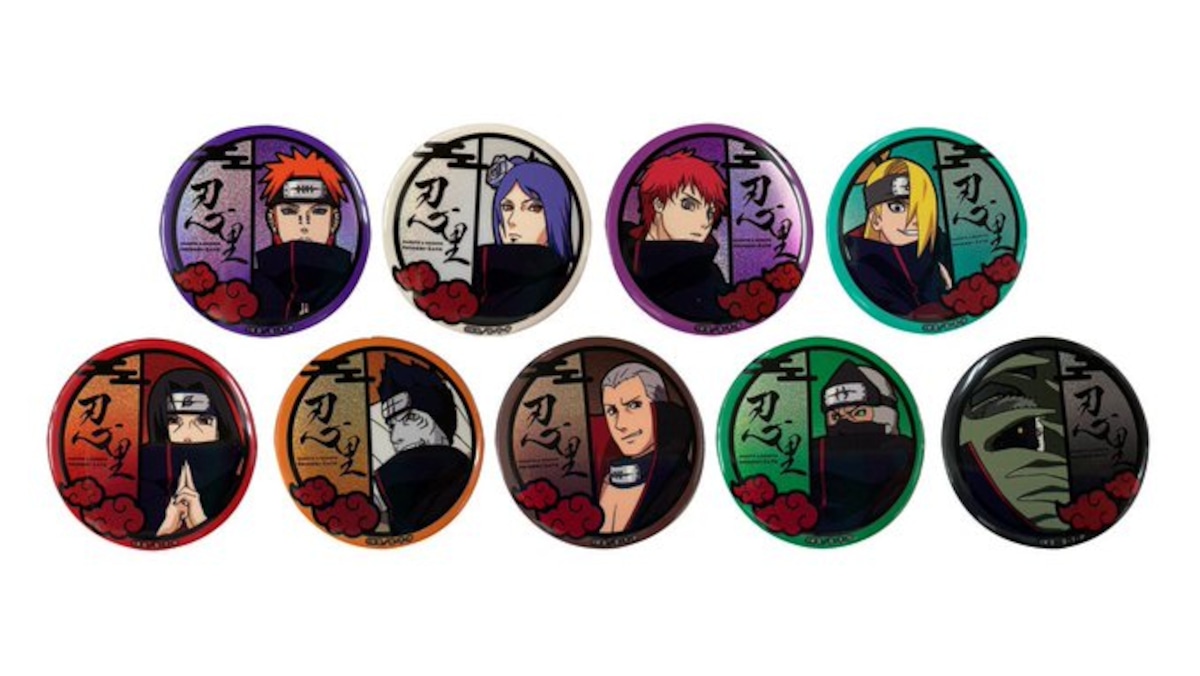 ネオン缶バッジ”暁”(9種/ランダム)【NARUTO&BORUTO 忍里