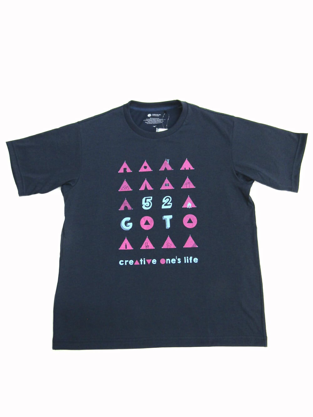 MIZUNOフィーリンテックグラフィックTシャツ/ナイルブルー・ネイビー２色展開/ユニセックス