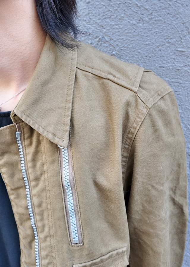 【albe】zip detail field jacket
