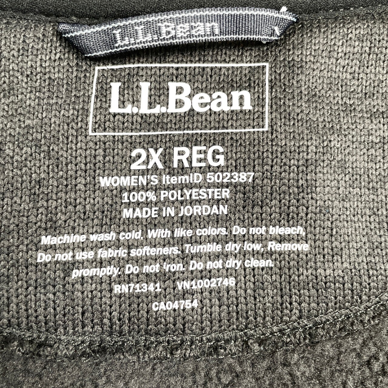 L.L.Bean エルエルビーン ニットフリースベスト 企業ロゴ刺繍 メンズ 