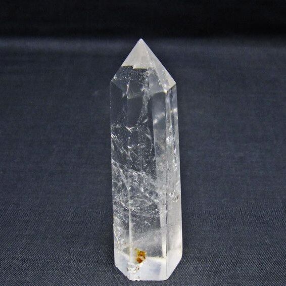 水晶 六角柱 ポイント 置物 一点物 142-11028