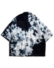 【数量限定販売】黒染めタイダイデニムワークシャツ COW