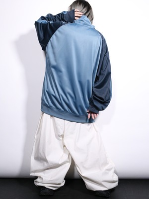 “NIKE” two-tone blue track jacket