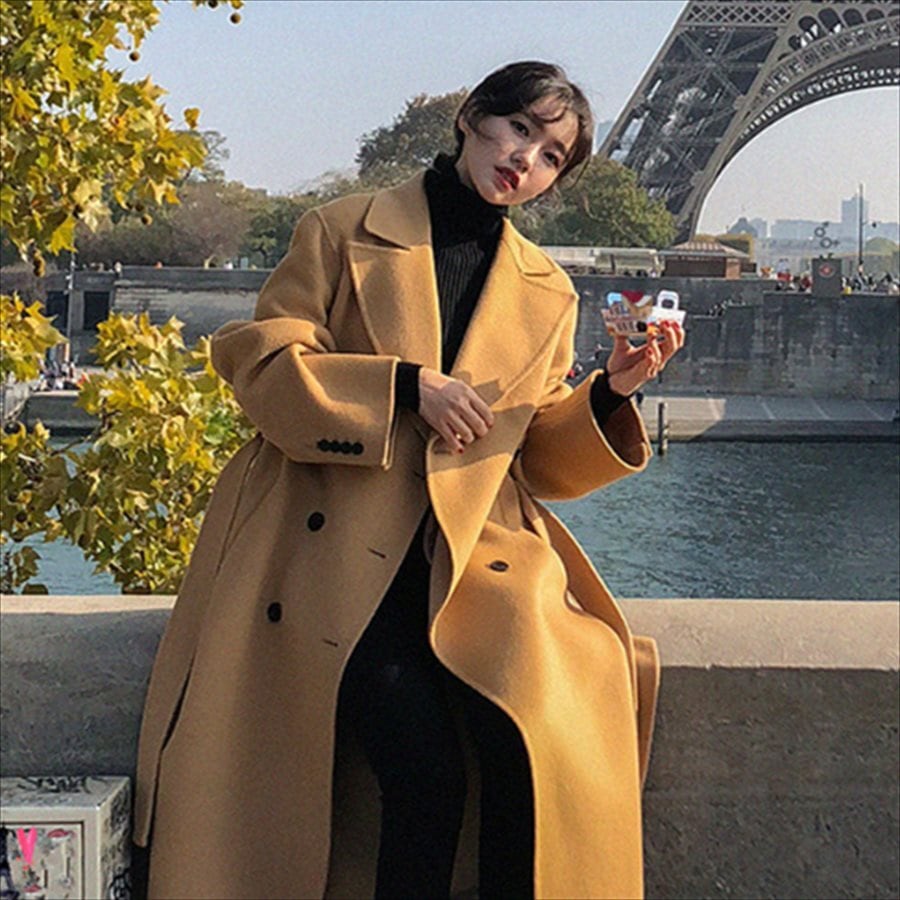 送料無料】 アウター ロングコート 羽織り 1色 チェスターコート 送料無料】 アウター ロングコート 羽織り 1色 チェスターコート