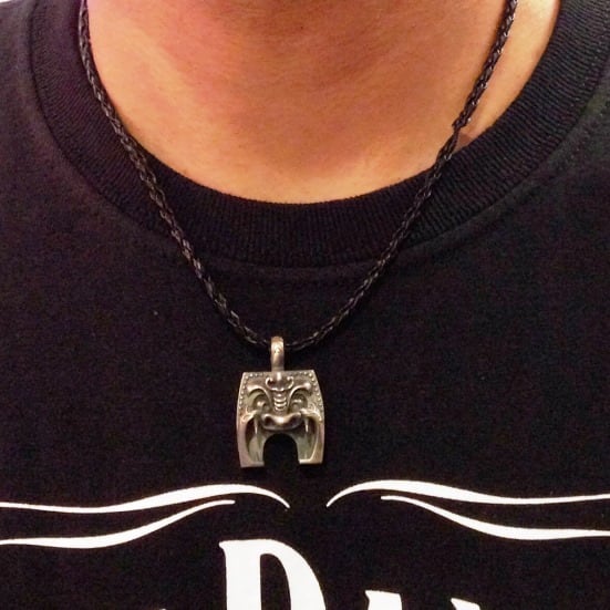 火の鳥」我王の鬼瓦 ペンダントトップ | GaRock ONLINE SHOP