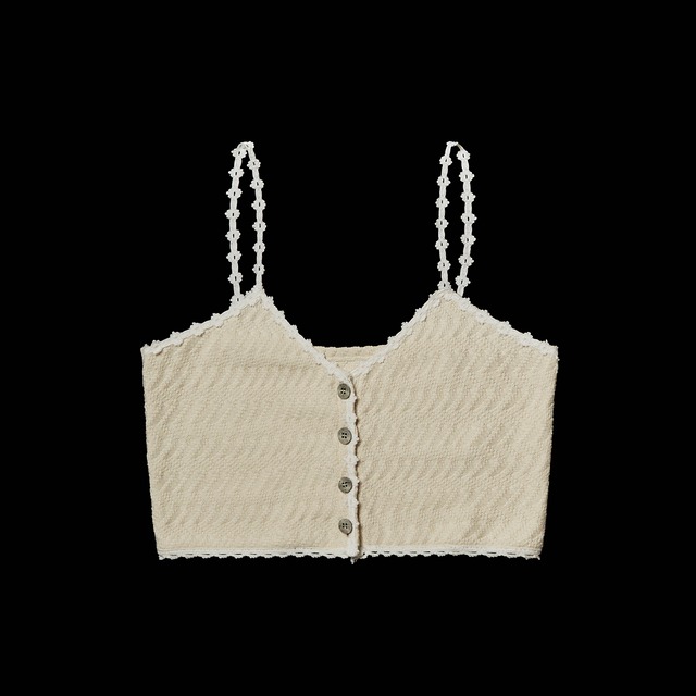 Button buistier/white