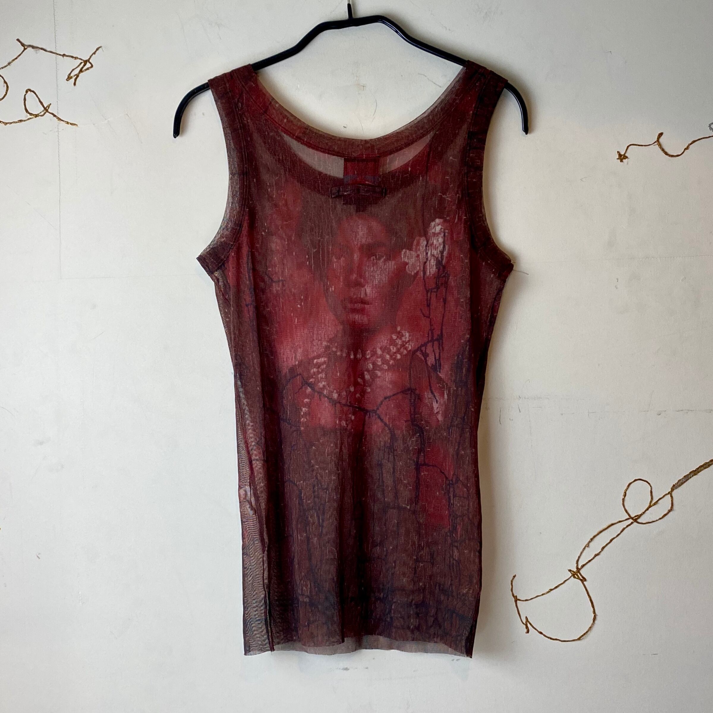 JEAN PAUL GAULTIER power-net tank top | NOIR ONLINE