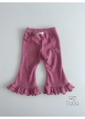 韓国子供服 / 26winter / my bebe / プチ切り替えパンツ / キッズ / 冬服 *XS~XL*