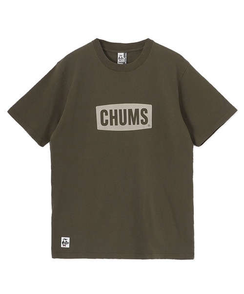 CHUMS チャムス ロゴTシャツ メンズ レディース 半袖Tシャツ コットン 綿100% プリントTシャツ 定番 カジュアル ブランドTシャツ 春夏 CH01-2735