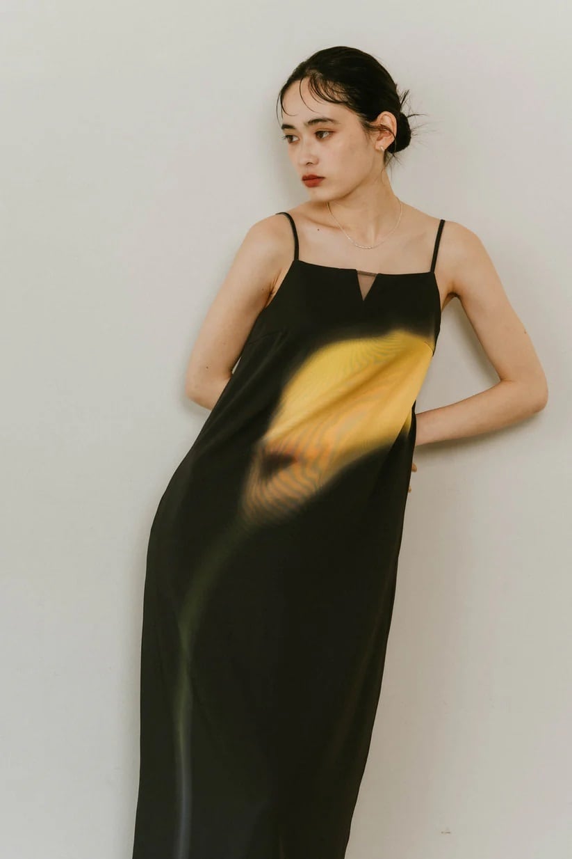 KnuthMarf flower print satin dress ワンピース Knuth Marf】flower print satin dress（ワンピース）｜Knuth Marf