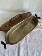 ポワソニエール　銅製長鍋 魚調理　アウトドア調理　銅鍋　　　12kweg11　