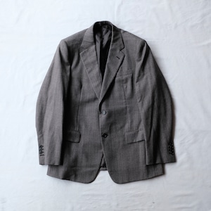 PRADA MICRO HOUNDSTOOTH CHECK TAILORED JACKET
