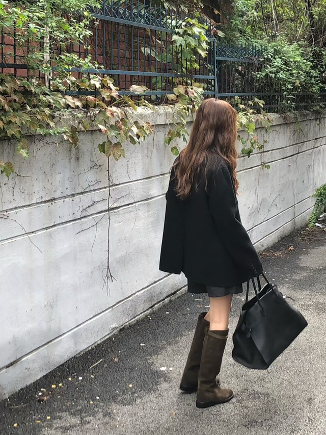 (予約) verveine / Adele merino wool 100% handmade coat 2color