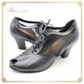 社交ダンス 衣装 シューズ 23cm ブラック系 チャコット Chacott 靴 くつ ヒール 日本製 ケース 袋 セット オープントゥ シンプル 紐 レディース ダンスシューズ ダンス衣装 ステージ イベント 練習 レッスン