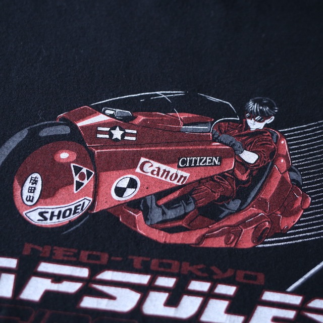 "AKIRA" good printed loose silhouette h/s tee