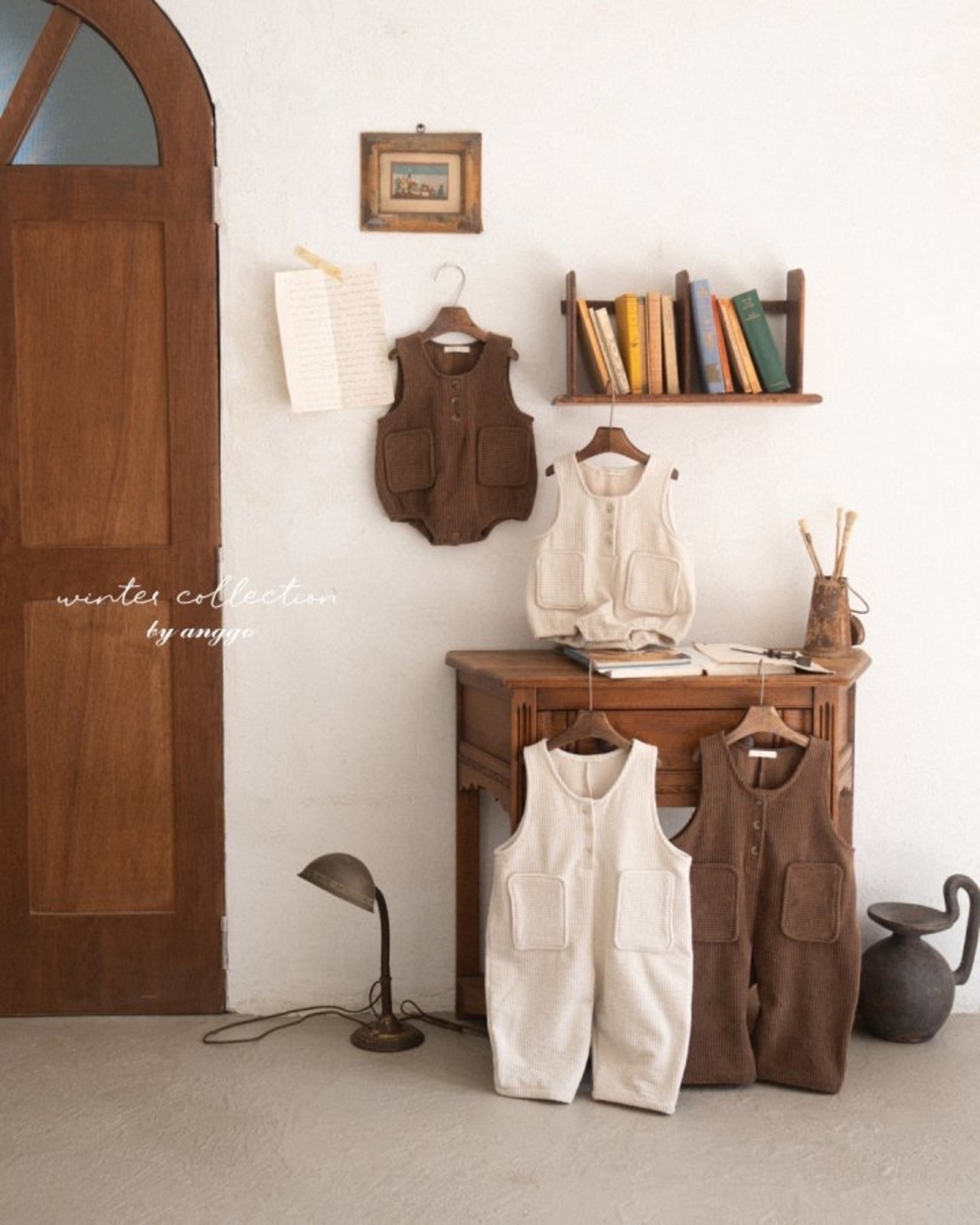 即納♡ 6-12m Pocky Overall Romper  / anggo - 18