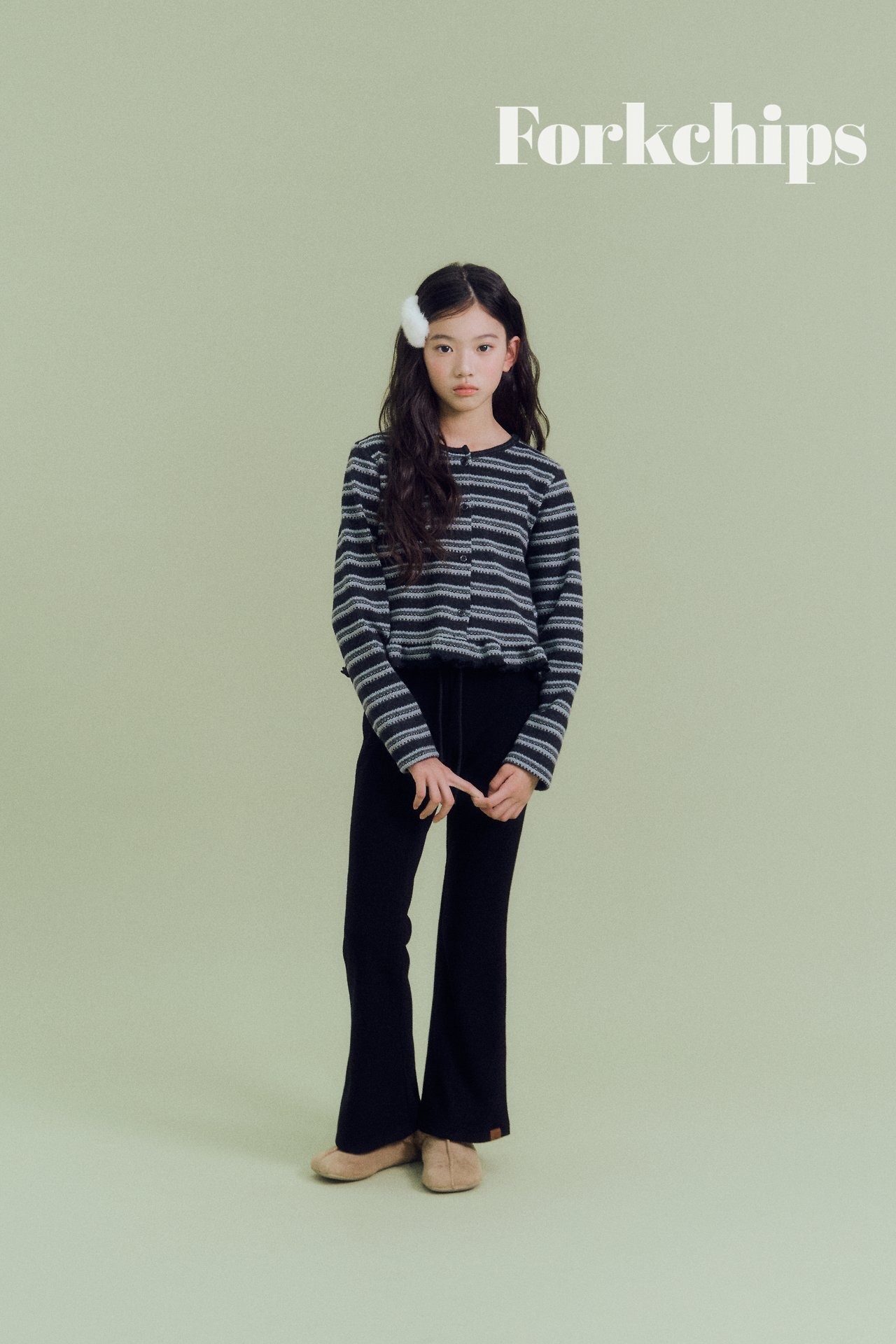 FORK CHIPS［取寄］latte flare leggings 26winter