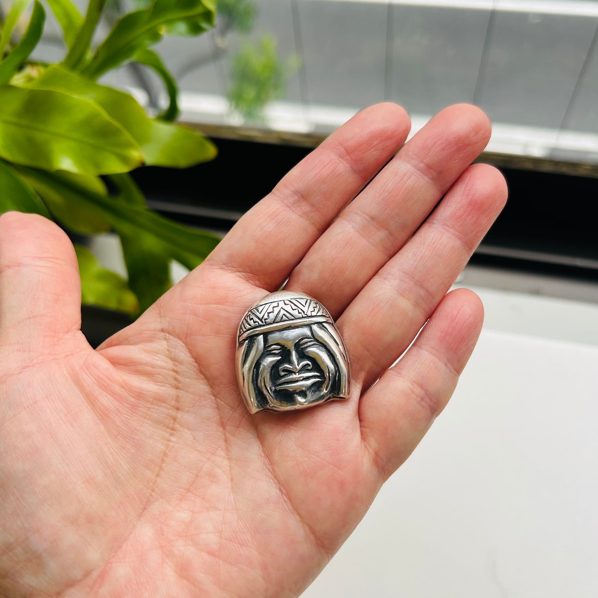 シルバー925 Tribal FACEブローチ | Milo Antiques & Vintage
