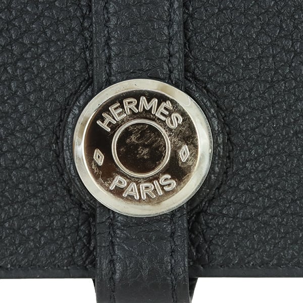 Unused HERMES エルメス ドゴン ロング 長財布 ヴォートゴ ブラック 未