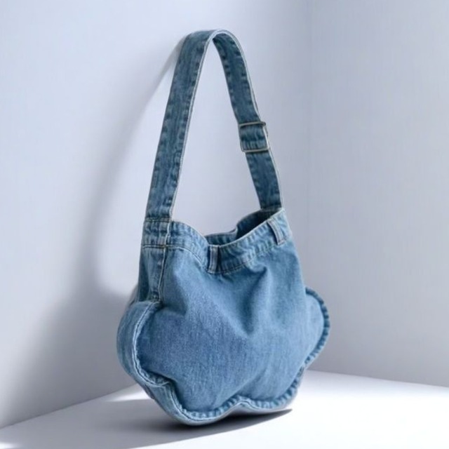デニムショルダーバッグ 0443m