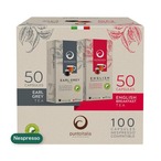プント イタリア 紅茶 ネスプレッソ互換カプセル コンボパック 100カプセル (イングリッシュブレックファースト・アールグレイ）