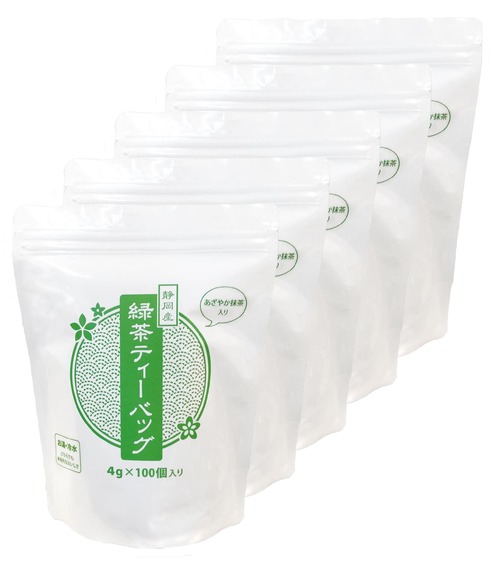 緑茶TEA BAG 100コ入 5袋セット