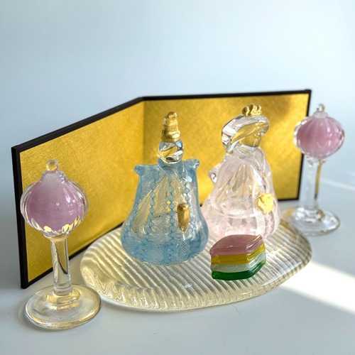 有松啓介　レース紋おひなさま