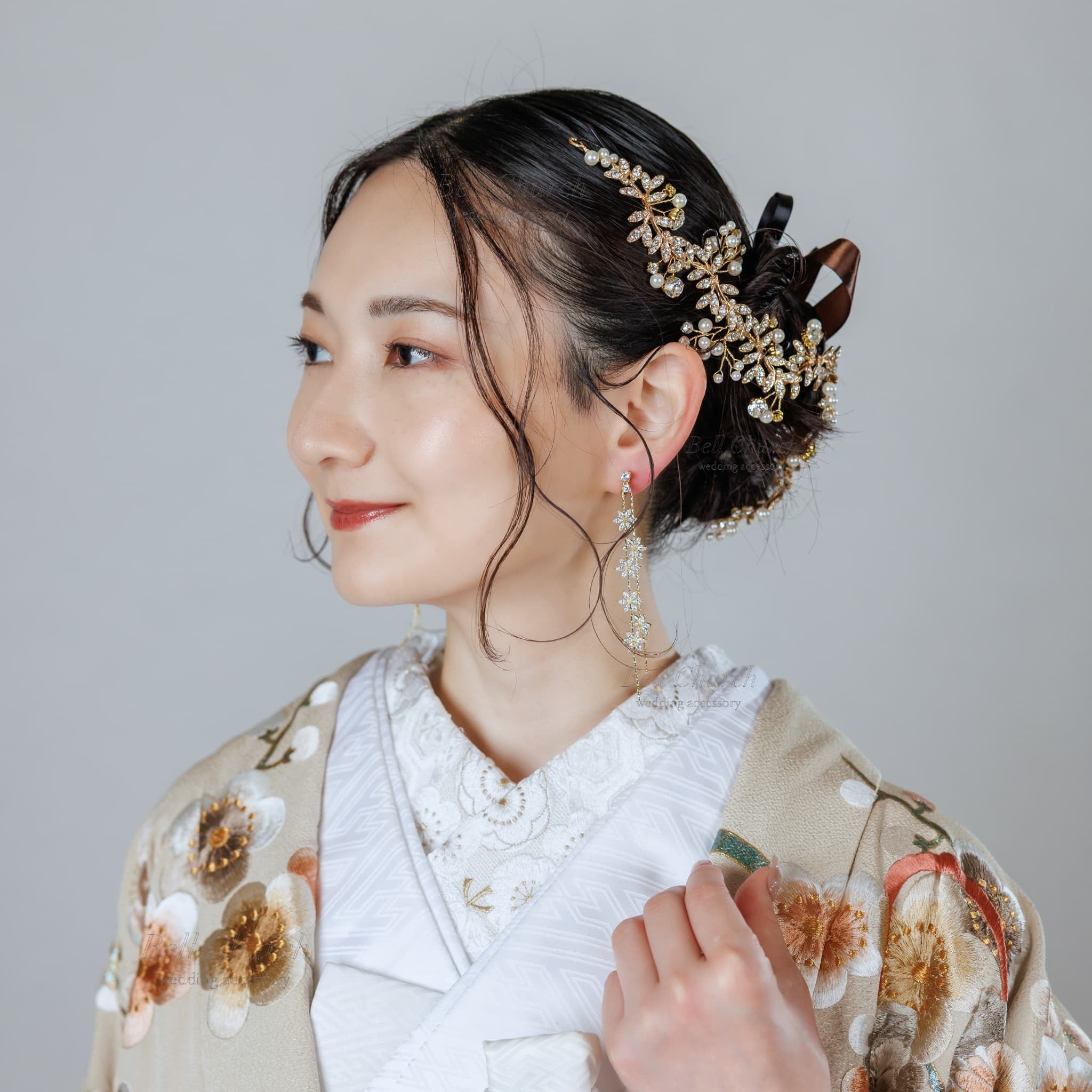 ピアス イヤリング | キュービックジルコニア | フラワーモチーフ