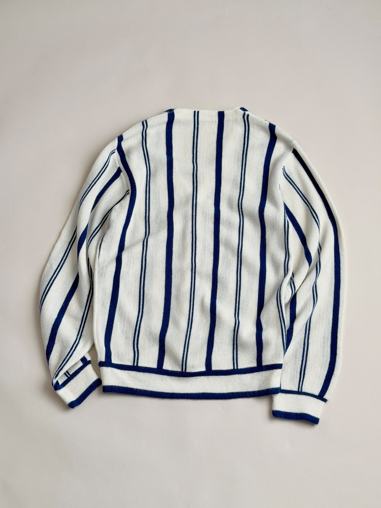Striped knit cardigan - 10