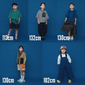 nunuforme 23SS / チェンジドローストリングワンピース / Blue / Kids