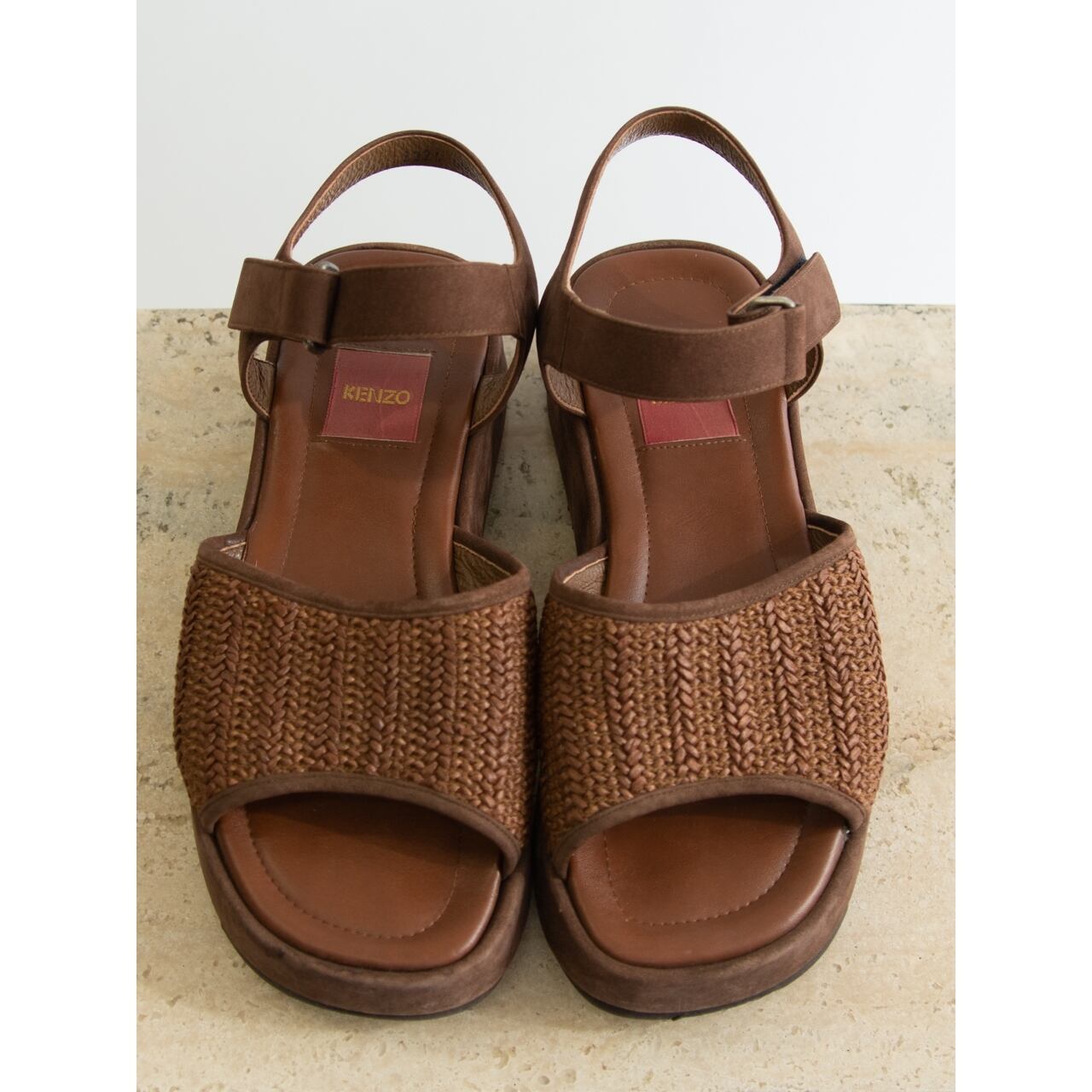 【KENZO】Suede Leather Platform Sandal（ケンゾー スエードレザープラットフォームサンダル）