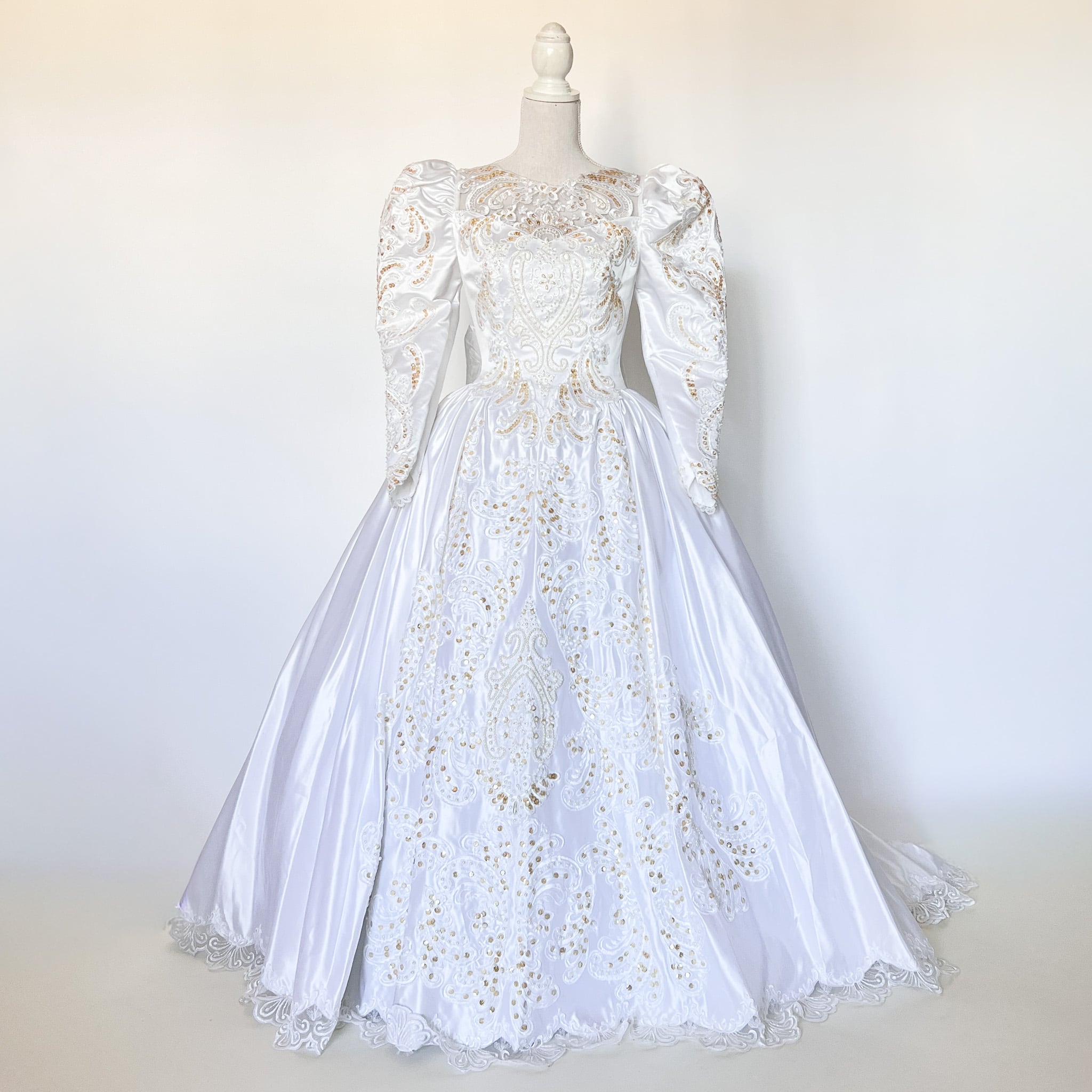 中古 ウェディングドレス プリンセス ホワイト 11号 W-317